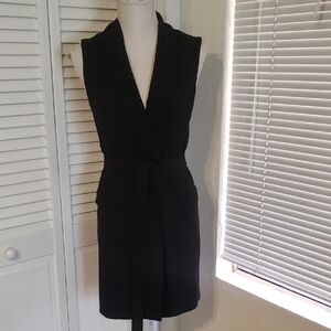 H&M Black Sleeveless Mini Dress